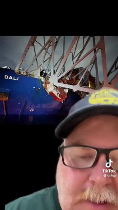 A chief engineers take on the ship that crashed into the Key Bridge in Baltimore, MD.