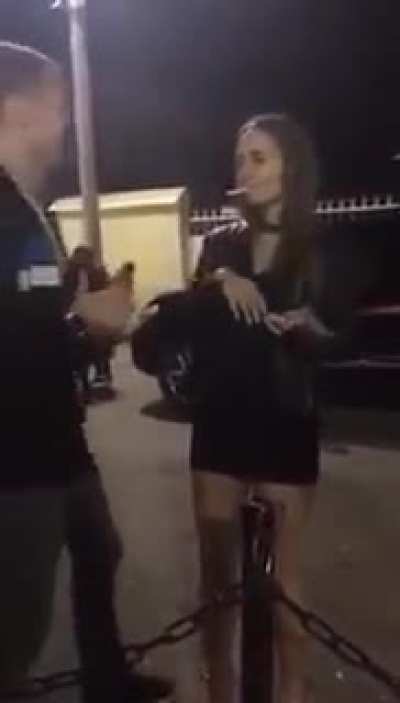 Incel hits on girl, girl rejects incel, incel sucker punches girl
