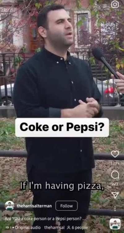 Coke or Pepsi?