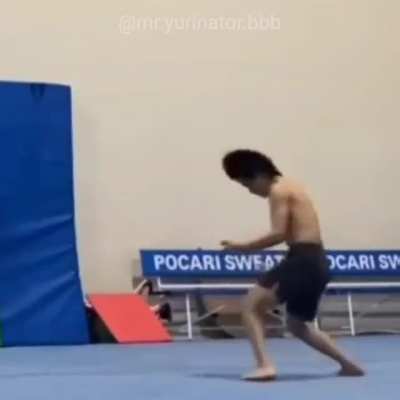 Getting hit by a car -> doing a cool double flip
