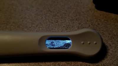 (Foone on Twitter) Skyrim on a pregnancy test, for the true “sons and daughters” of Skyrim!
