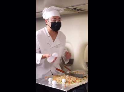 When your done eating, put your mask on