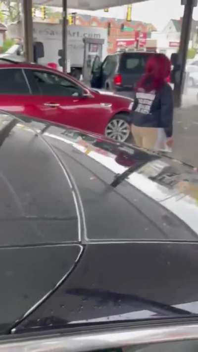 Major Gas Station Altercation