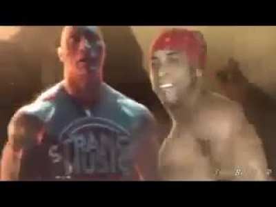 The rock > Goku