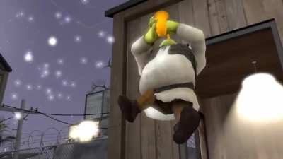 Sherek tocando Saxophone