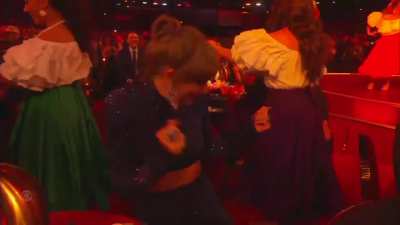 Taylor Swift Dancing at the Grammy’s