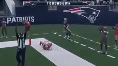 Whoo! Touchdown!