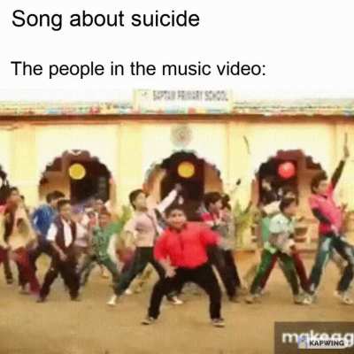 Listening to a song in another language especially