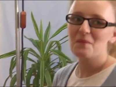 Horny Guy On A Porn Set Decides To Try And Fuck The Make Up Lady...