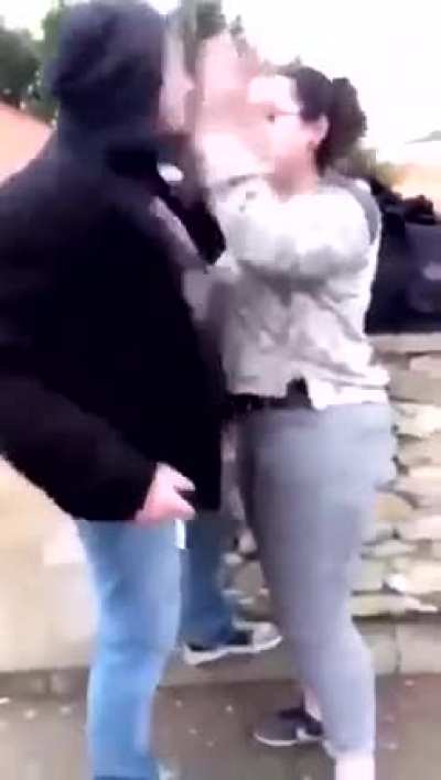 She was in his grill so he went for the kill....