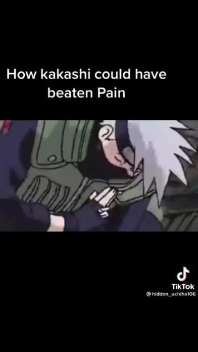how Kakashi should have beaten pain