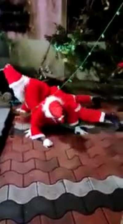 Santa got moves
