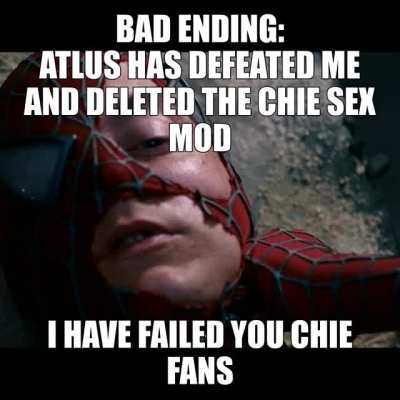 [Chie Sex Mod Series] Bad Ending