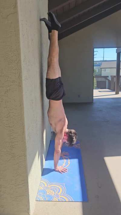 Training handstands. Help welcome