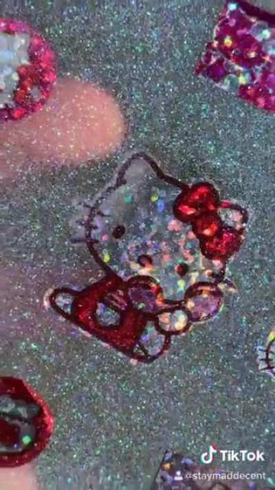 hello kitty resin coaster