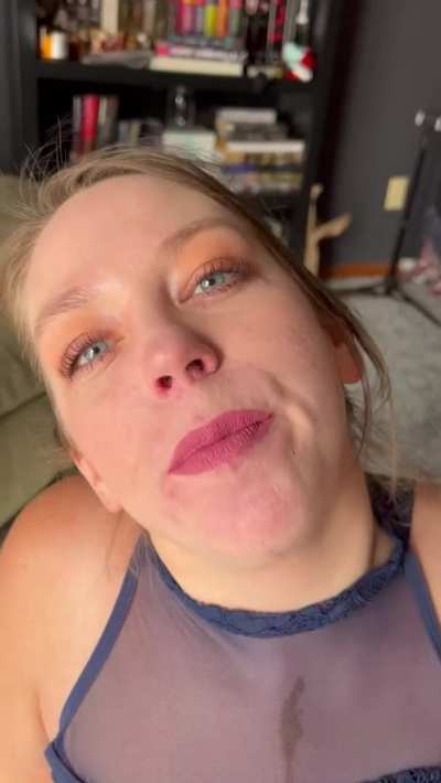 Cum In Mouth GIF by foxxthemisses
