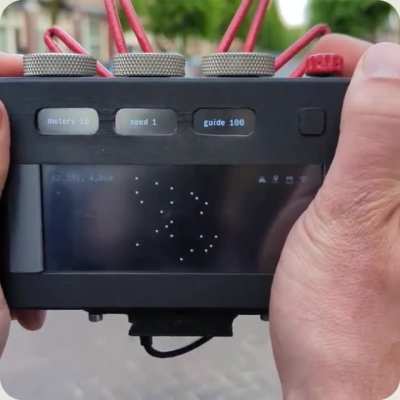 Future Of Photography Is Lens Free. The camera creates a prompt based on the geo data and that then turns into an AI photo.