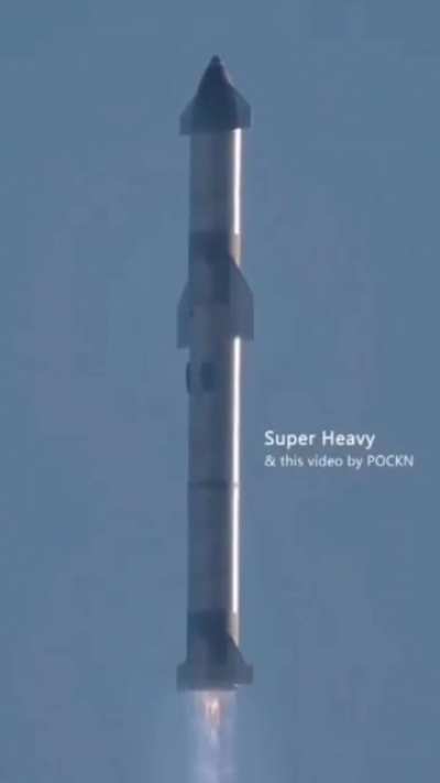 Starship and superheavy animation