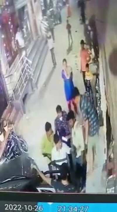 Man runs car over 3 people..