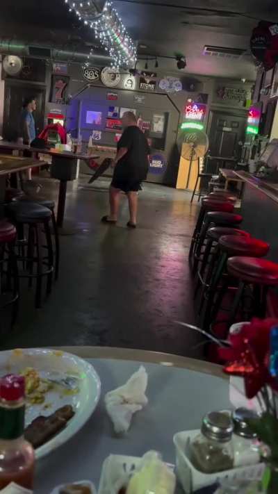A typical day at the bar