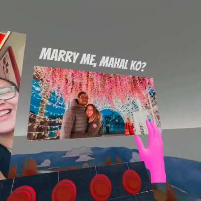 I proposed to my lady in VR! This is how it went down. [Sound On]