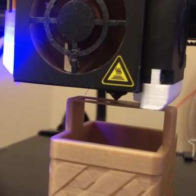 Printing on air