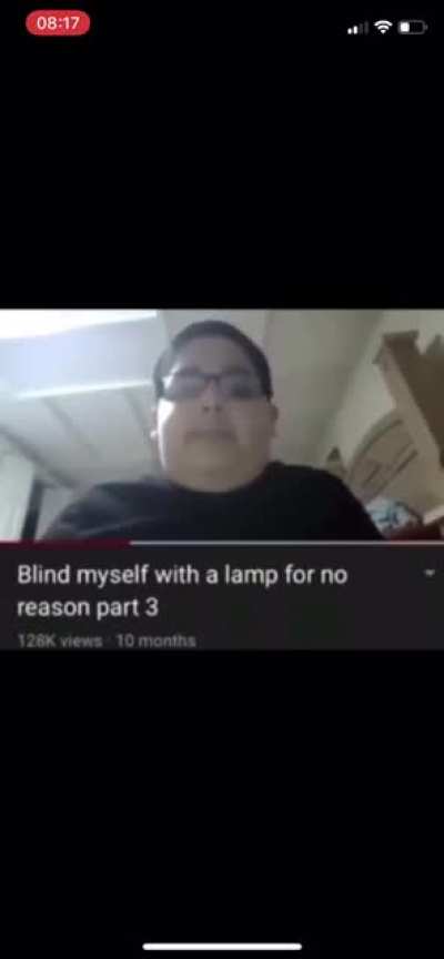 Blind my self