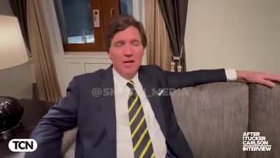 Even after being condescended to and humiliated, Tucker can’t stop fangirling over Russia’s imperialist invasion of Ukraine.