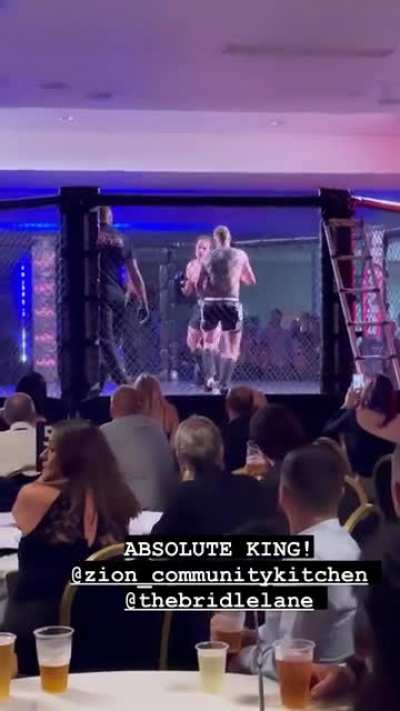 My friend/boss won a charity MMA fight last night and I lost my shit. £5k donated to Cancer Research!