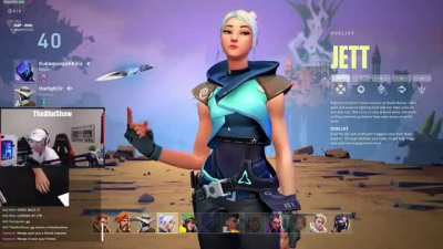 Insta Lock Jett? It's ok, he is Korean.