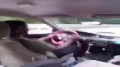 How it feels driving to Whole Lotta Red