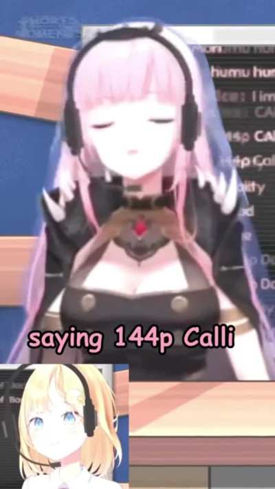Literally 70% Of The Chat Are Saying 144P Calli.