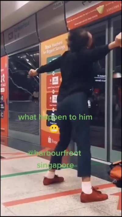 when waiting for the train