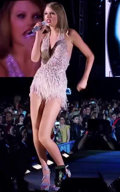 Taylor performing 