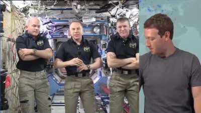Mark's talk with astronauts goes *super awkward*