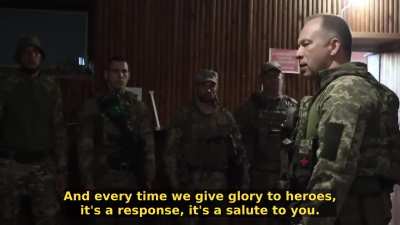 Colonel General Oleksandr Syrskyi visited the front lines near Bakhmut, where he thanked and honored the soldiers of the 3rd, 5th, 30th, 56th, and the 93rd brigades.