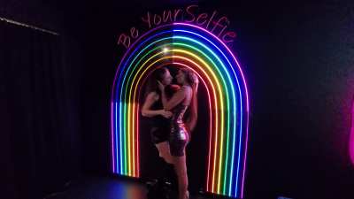 Kissing my bestie