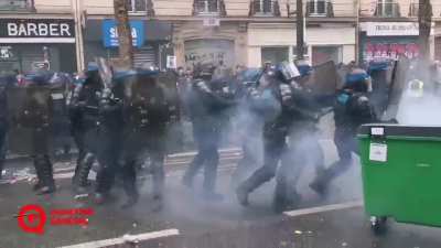Protest in France is still on going after Macron's plan to raise the retirement age from 62 to 64 was enacted into law 3 weeks ago