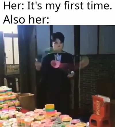 Handling the slinky like a pro