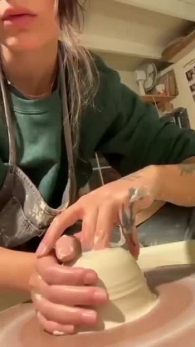 Pottery is hard