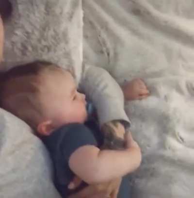 Could not be a better feeling than having this happen to you while you are resting