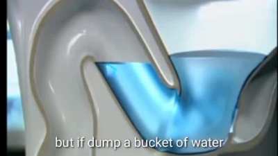 Why are toilets always filled with water?