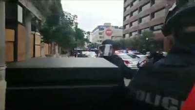Unlawful assembly declared and multiple arrests made - 23rd September Louisville, KY