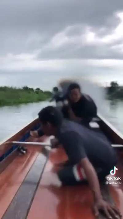 A serious amount of power for a single prop on this boat