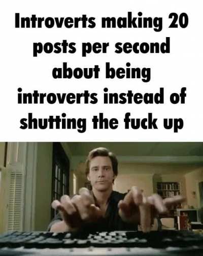 Their social battery needs to reload