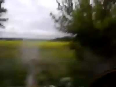 BMP-2 of the Armed Forces of Ukraine firing at DPR positions during the summer of 2015 in the Donetsk Oblast.