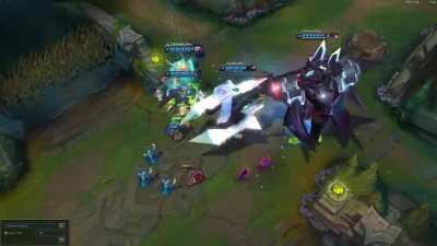 So I finally got Cho'Gath ult on Mordekaiser and became the PROJECT god I always wanted to be