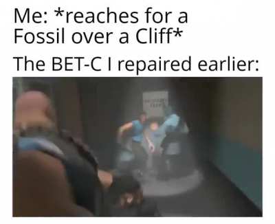 I fell!