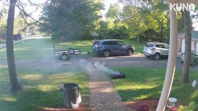 Random Tire Out of Nowhere