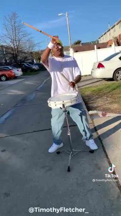 Takes drum major to a whole new level (plus I loved this Nelly jam back in the day)